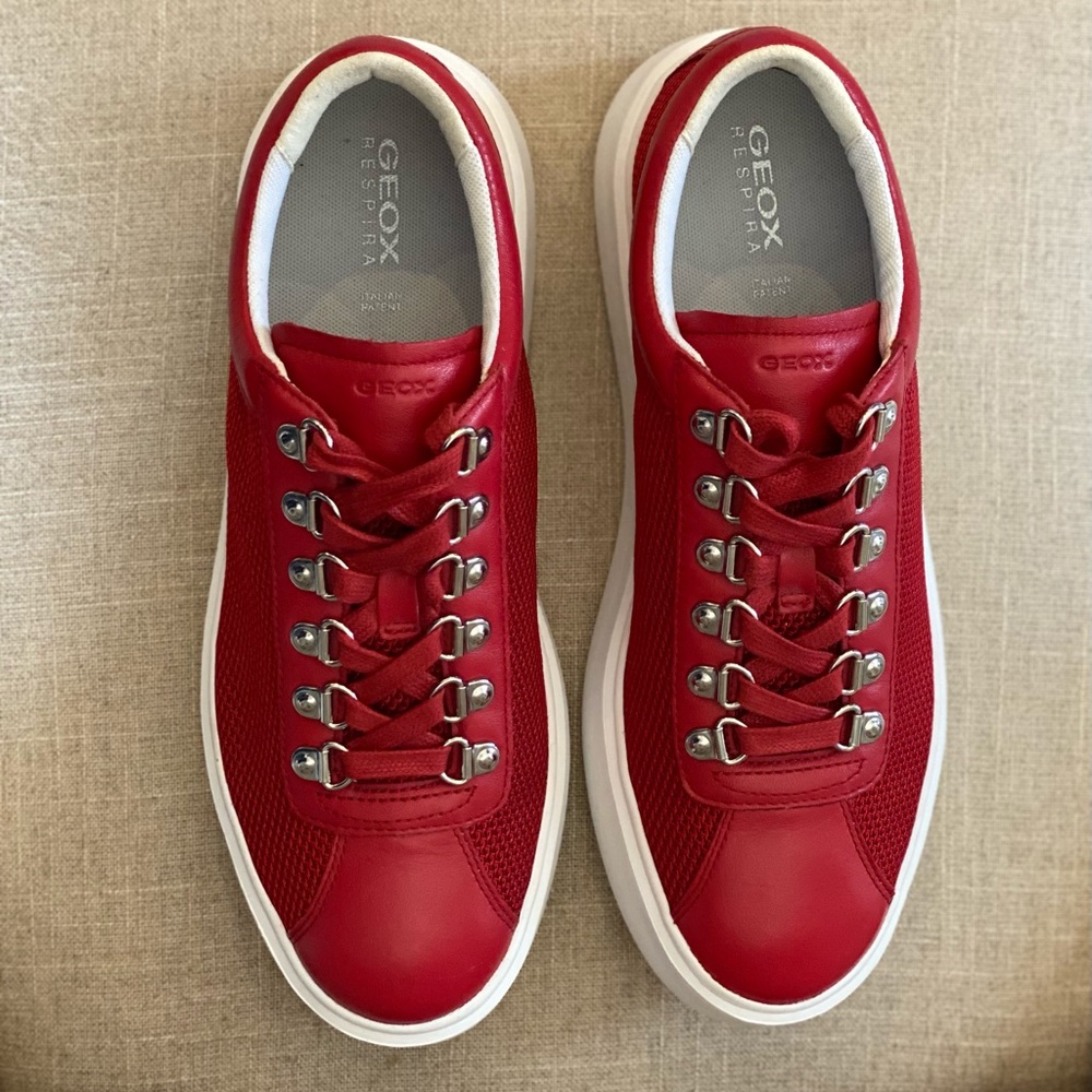 Geox Respira Womens Sneakers Made In Italy size 9